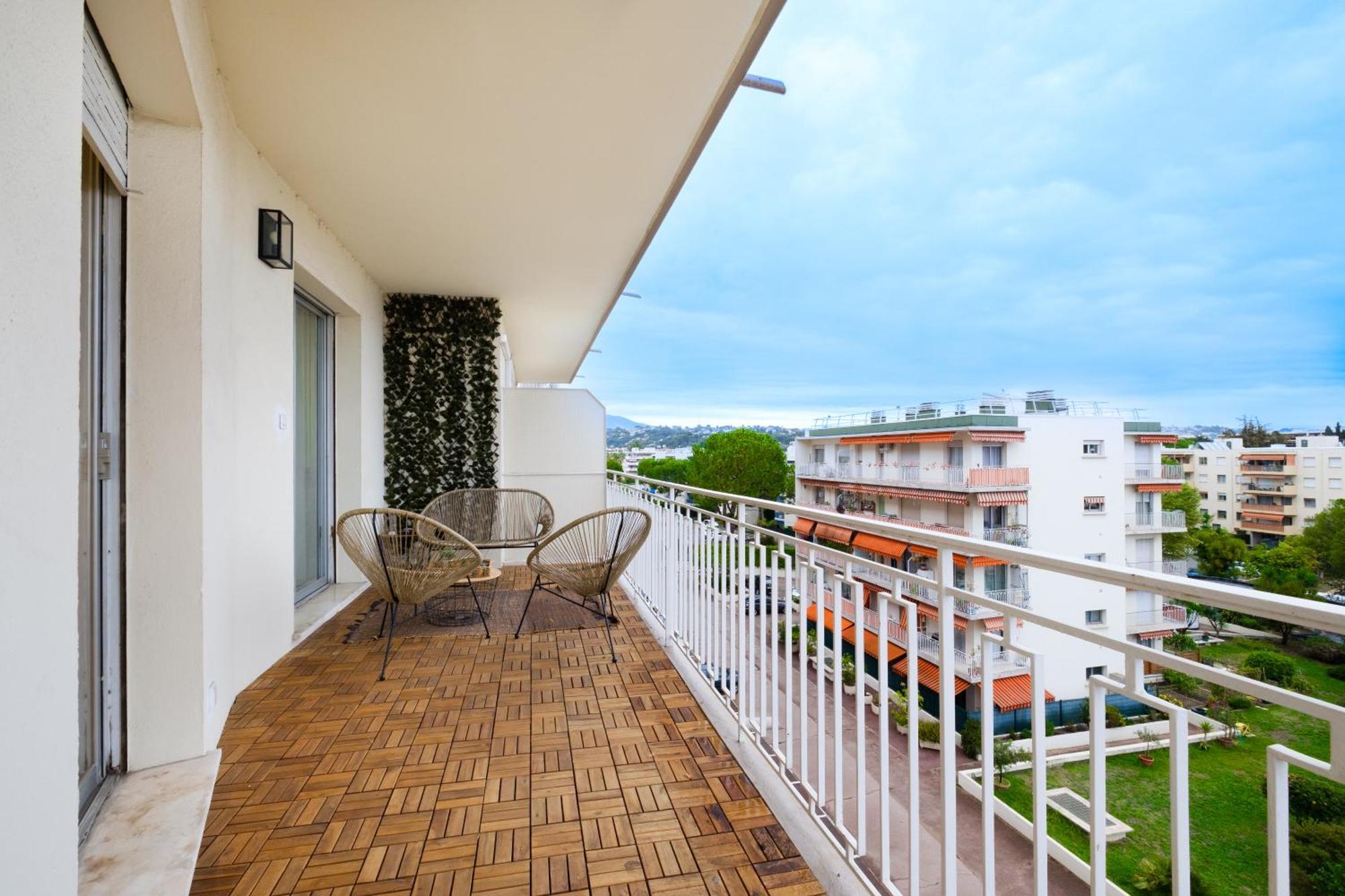 Le Millesime ~ Vue ~ Balcon ~ Parking Appartement Cagnes-sur-Mer Buitenkant foto